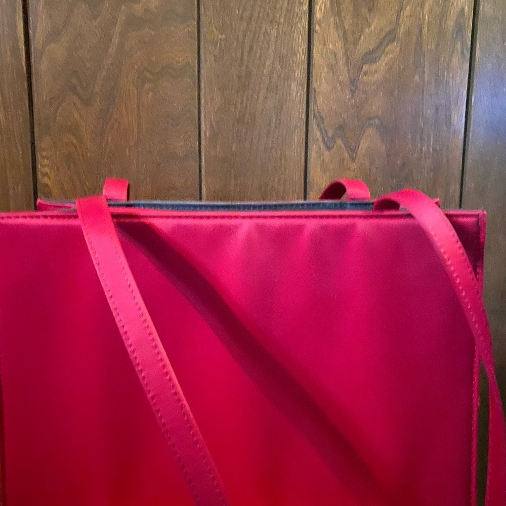 Candy apple red shoulder bag. Only worn on Valentine’s Days